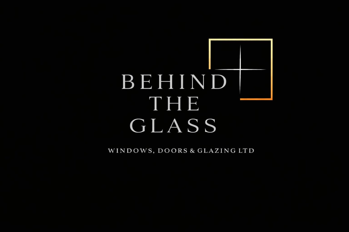 Behind The Glass Windows, Doors & Glazing Ltd  - Work Portfolio & Logo