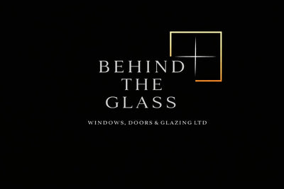 Behind The Glass Windows, Doors &amp; Glazing Ltd  - Work Portfolio & Logo