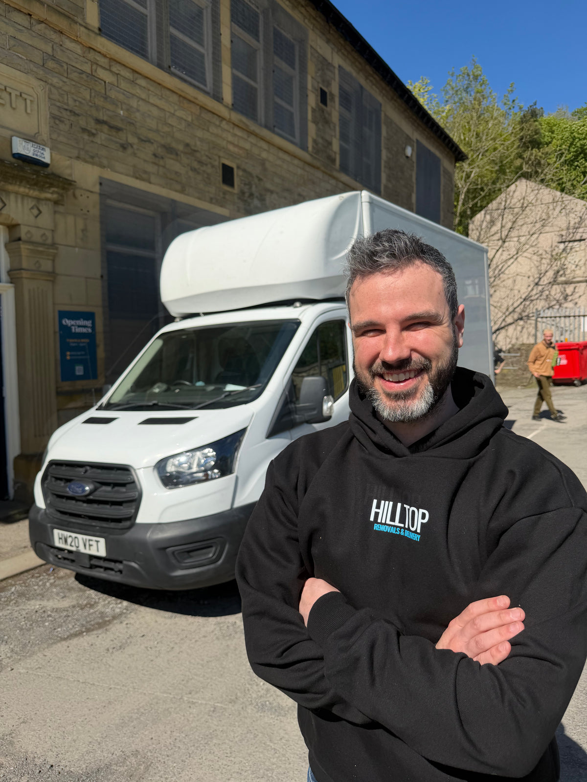 Hilltop Removals - Work Portfolio & Logo