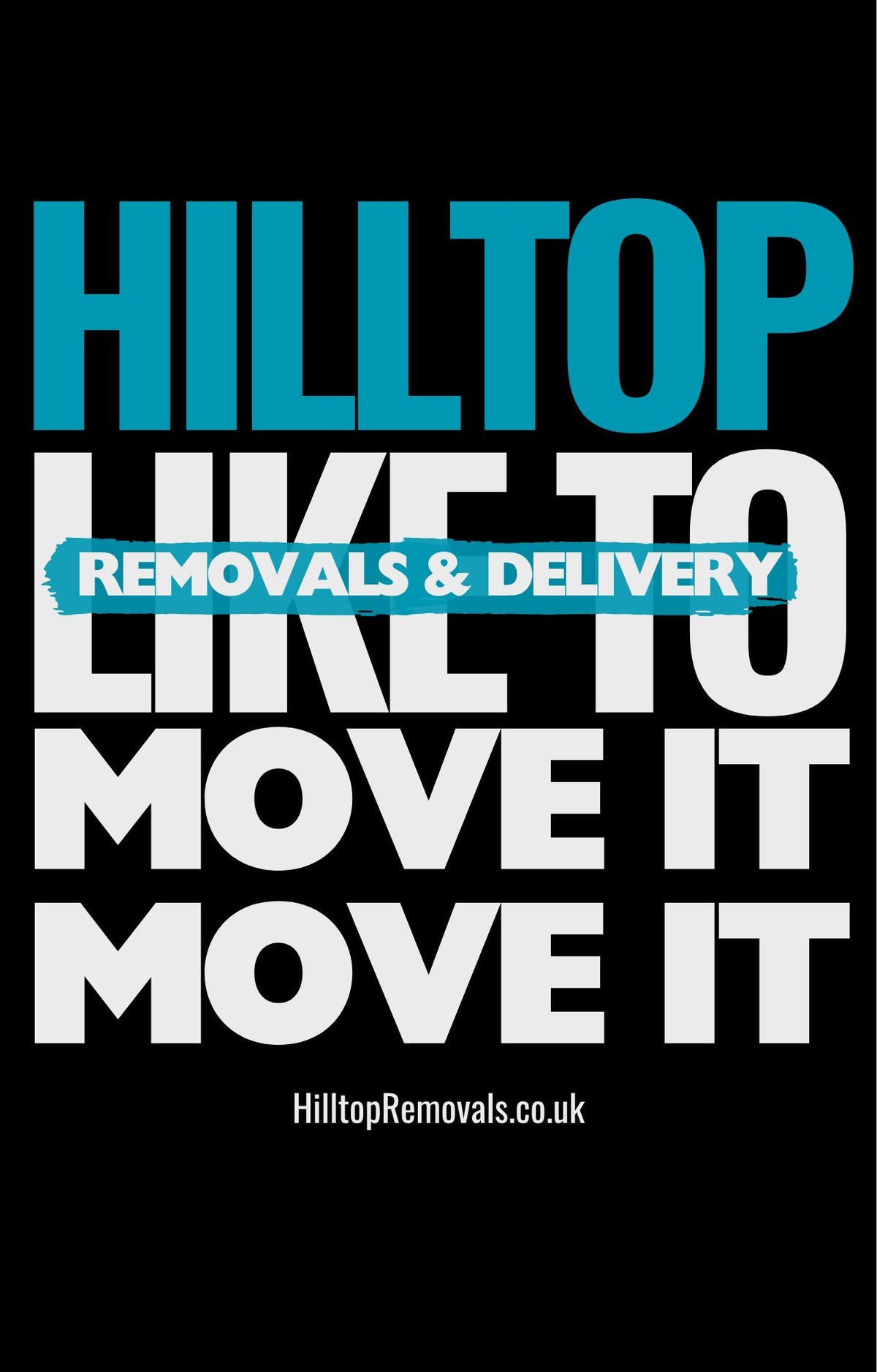 Hilltop Removals - Work Portfolio & Logo