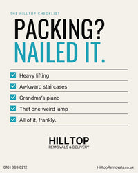 Hilltop Removals - Work Portfolio & Logo