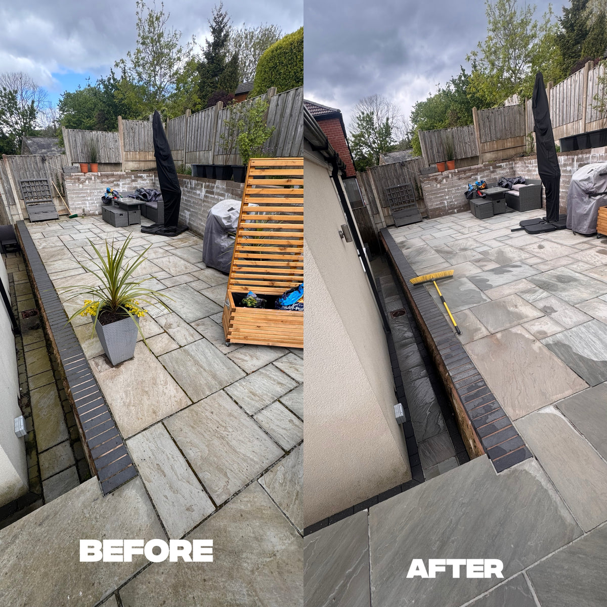 C&amp;C Precision Pressure Washing - Work Portfolio & Logo